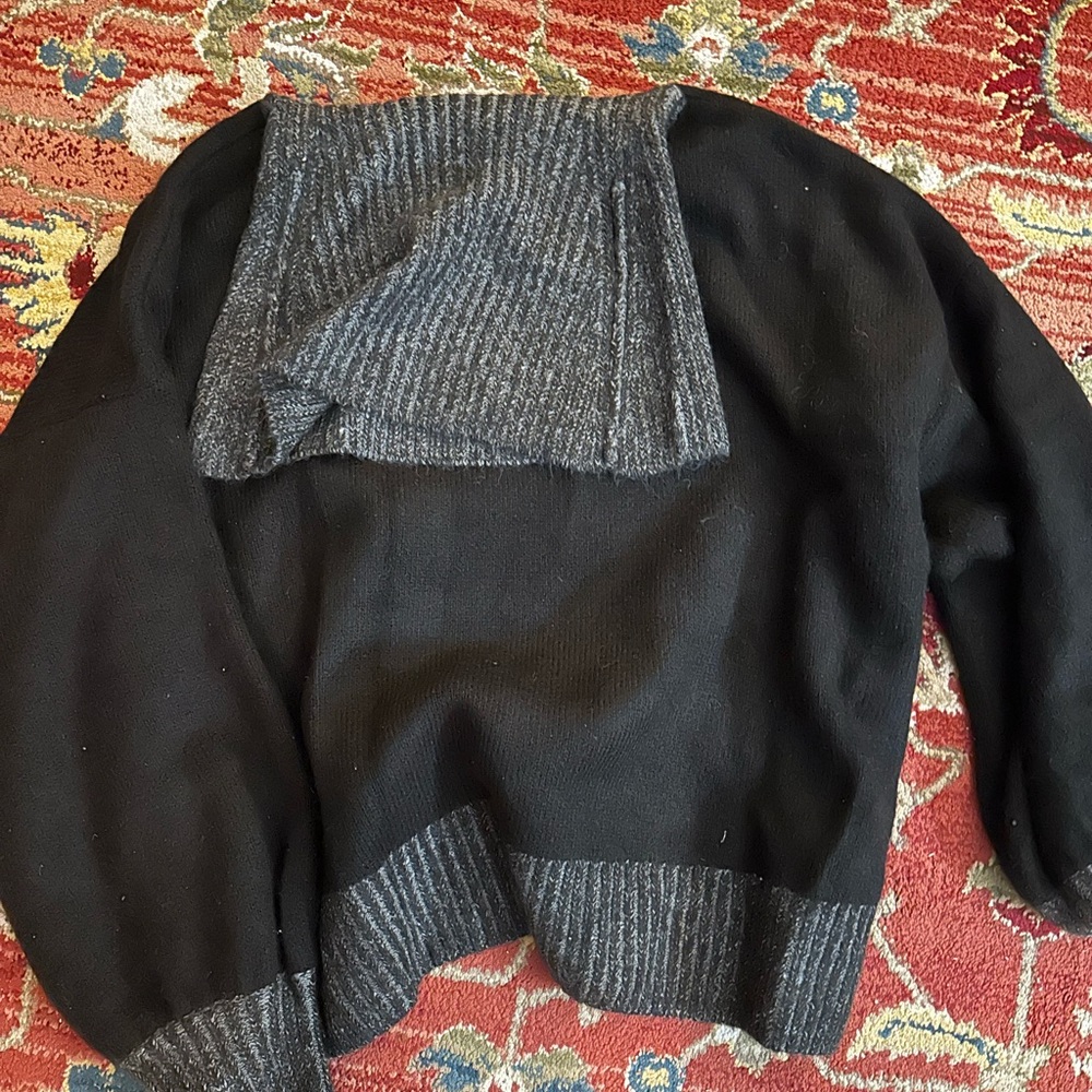 Express Charcoal Knit Sweater